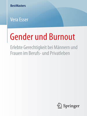 cover image of Gender und Burnout